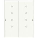 上吊り引き違い戸セット・MIドアタイプ ハイテクウッドプラス