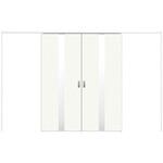 上吊り引き分け戸セット・MMドアタイプ ハイテクウッドプラス