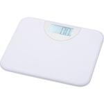 デジタル体重計 大画面バックライト付 ホワイト オーム電機