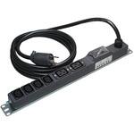 19インチラック用 安全ブレーカー付 200V コンセント (C19×2・C13×4) L6-20プラグ付 (VCT) 3m 明工社