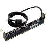 19インチラック横取付用200Vコンセント(C13×10)L6-20プラグ付 VCT3m 明工社