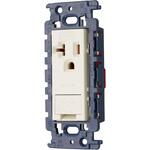 MLアースターミナル付15A/20A 125V 接地コンセント(カセット) 明工社