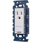 MLアースターミナル付接地コンセント(カバー付)(カセット)(白) 明工社