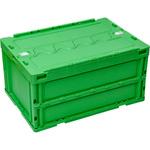 - 折りたたみコンテナ フタ一体型タイプ モノタロウ 73367823