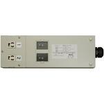 30A125V 分岐ボックス 20Aブレーカ 確認窓付(15A125V抜け止め接地コンセント2個) 明工社