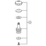 19mm固定コマスピンドル部 INAX(LIXIL)
