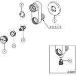 止水栓付脚 INAX(LIXIL)