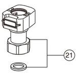 逆止弁ソケットASSY INAX(LIXIL)
