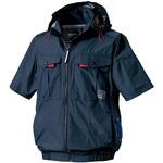 サイドファン半袖フードジャケット 快適ウェア