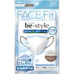 ビースタイル立体冷感タイプ ふつうサイズ ホワイト×マロン 白元アース