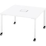 pixta 2 キャスター脚 スクエアタイプ 配線受け付(組立サービス付) PLUS(プラス)[文具]