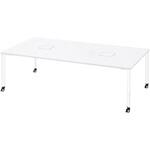 pixta 2 キャスター脚 ロングタイプ 配線受け付(組立サービス付) PLUS(プラス)[文具]