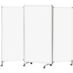 TSスクリーン 3連 片面全面ホワイトボード/裏面クロス張(組立サービス付) PLUS(プラス)[文具]