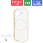 Google Pixel 10a 耐傷・耐衝撃ハイブリッドケース 「ViAMO mag」 ミルクホワイト LEPLUS NEXT