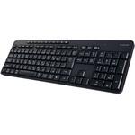 ワイヤレスキーボード 静音 テンキー付き 2.4GHz無線 USBレシーバー(USB-A) 日本語配列 AI起動キー搭載 エレコム