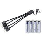 SNMシリーズ 単3サイズ1.5Vバッテリー4PC GENTOS