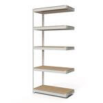 メタル&ウッドラック コーナー連結シェルフ5段 ドリームウェア