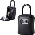 キーボックス 4桁 ダイヤル式 暗証番号設定可 鍵収納・受け渡し用 カードキー収納可 エレコム