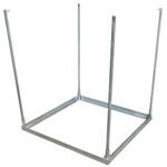 フレコンバッグ逆三スタンド 容量1.0m? 800～910×950mm グリーンクロス