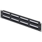 パッチパネル/48ポート/2Uラックマウント/Cat5e Cat6対応/110型パンチダウン対応/イーサネットRJ45コネクター/サーバーラックアクセサリー StarTech.com