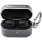 SONY WF-1000XM6 ワイヤレスイヤホン ケース ソフト 耐衝撃 カバー 落下防止 カラビナ付き エレコム