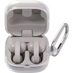 SONY LinkBuds Clip ワイヤレスイヤホン ケース ソフト 耐衝撃 カバー 落下防止 カラビナ付き エレコム