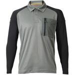 ハイブリッドポロシャツ クロダルマ