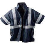 高視認反射半袖ジャンパー クロダルマ