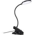 LEDクリップライト調光調色機能付き ブラック YAZAWA(ヤザワコーポレーション)