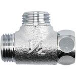 これエエやん 片ナットフレキチーズ (継手 接手 パイプ配管 2方向分岐 T字 平行 ねじ込み) GAONA(ガオナ)