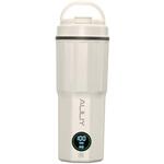 ポータブル電気ケトル(ベージュ) 400ml ALILIY