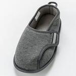 防災ルームシューズ 左足 M グレー 徳武産業