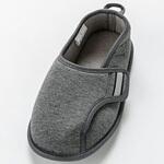 防災ルームシューズ 左足 L グレー 徳武産業
