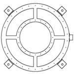 SUS304製バイブラマット(丸型) ショウエイ