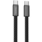 hoco X125 PD60W フラットケーブル ブラック 日本トラストテクノロジー