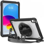 iPad 第10世代・iPad(A16)用 半透明・耐衝撃ケース ブルー