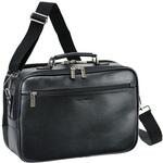 ハンドル付き合皮ショルダー-横型(34cm) ANDY HAWARD