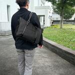 PVCコート3ルームビジネストート 平野鞄