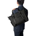 PVCコート3ルームビジネストート 平野鞄