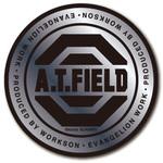 ATF-021S 丸型 ATロゴ シルバー M ゼネラルステッカー