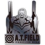 ATF-025S 弐号機バストアップ シルバー M ゼネラルステッカー