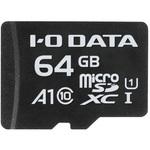 A1/UHS-I UHSスピードクラス1対応microSDメモリーカード I ・O DATA(アイ・オー・データ)
