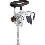 パナソニックエイジフリーライフテック 入浴グリップ　ユクリア（ユニットバス専用）　コンパクト130脚付S　ブルー PN-L12313A 1個 パナソニックエイジフリー, 入浴グリップ[ユクリア], ユニットバス専用, コンパクト200脚付ショート, PN-L12314D⁄A⁄BR,  浴槽手すり 防カビ加工, 浴槽への出入りや浴槽内での姿勢保持をしっかりサポート, パナソニック エイジフリーユクリアUB専用CP200脚付S オレンジ