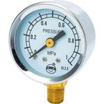 圧力計 外径(Φmm):75 【通販モノタロウ】圧力・流量測定:測定・測量用品