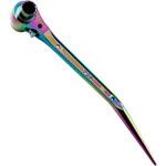 鳶仕様ラチェットレンチ イオンプレーティング 虹色 トップ工業