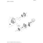 【部品】 エアクリーナ・キャブレタ部品エンジン刈払機 SRE3200LHT 共立