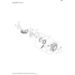 リコイルスタータ・プーリ部品エンジンブロワPB260 共立