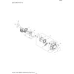 リコイルスタータ・プーリ部品エンジンブロワEB3026 新ダイワ