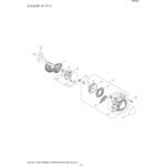 リコイルスタータ・プーリ部品エンジンブロワPB260DX 共立