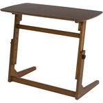 高さ4段階調節可能 サイドテーブル 幅80cm ベッドサイド ソファサイド 昇降テーブル 萩原